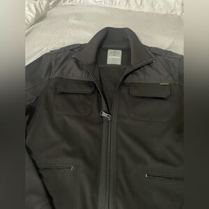 Express Men's Dark Charcoal Military Jacket